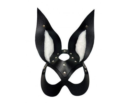 Заказать Черная маска зайки с белым мехом на ушках Miss Bunny Заказать Черная маска зайки с белым мехом на ушках Miss Bunny