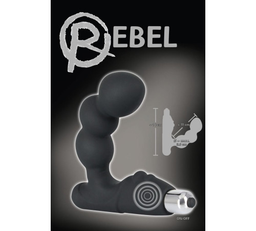 Стимулятор простаты с вибрацией Rebel Bead-shaped Prostate Stimulator Стимулятор простаты с вибрацией Rebel Bead-shaped Prostate Stimulator