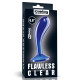 Заказать Синяя анальная втулка Flawless Clear Prostate Plug 6.0 - 15 см.