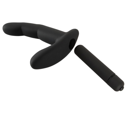 Черный вибромассажер простаты Naughty Finger Prostate Vibe - 13,8 см. Черный вибромассажер простаты Naughty Finger Prostate Vibe - 13,8 см.