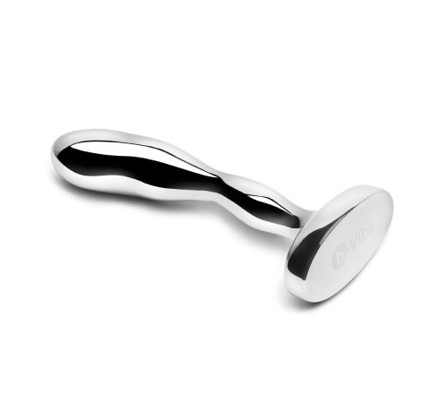 Стальной стимулятор простаты Stainless Steel Prostate Plug - 11,5 см.
