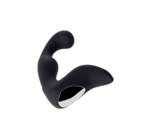 Чёрный изогнутый вибростимулятор простаты Erotist