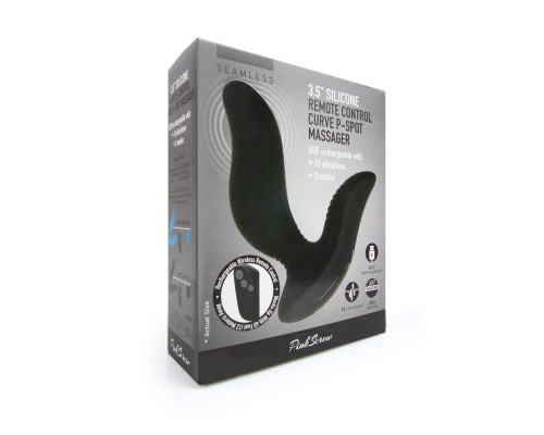Заказать Черный вибромассажер простаты 3,5’’ Remote Control Curve P-spot Massager - 12 см. Заказать Черный вибромассажер простаты 3,5’’ Remote Control Curve P-spot Massager - 12 см.