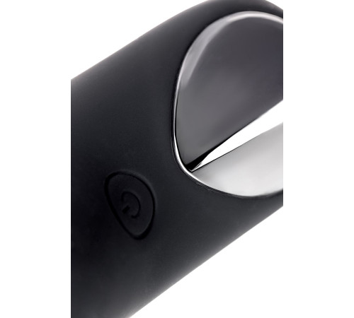 Чёрный изогнутый вибростимулятор простаты Erotist