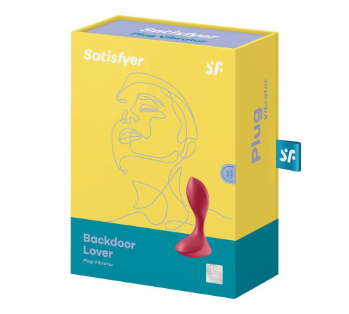 Красный вибромассажёр простаты Satisfyer Backdoor Lover - 14 см. Красный вибромассажёр простаты Satisfyer Backdoor Lover - 14 см.