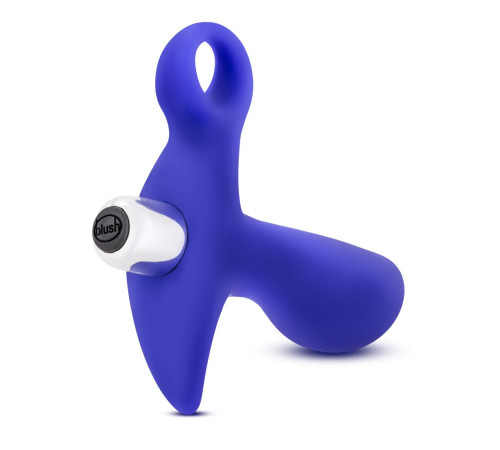 Синий стимулятор простаты с ручкой-кольцом Performance Prostimulator 02