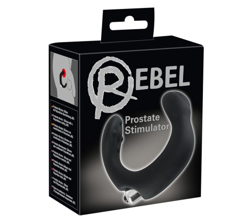 С-образный стимулятор простаты Rebel с виброэлементом