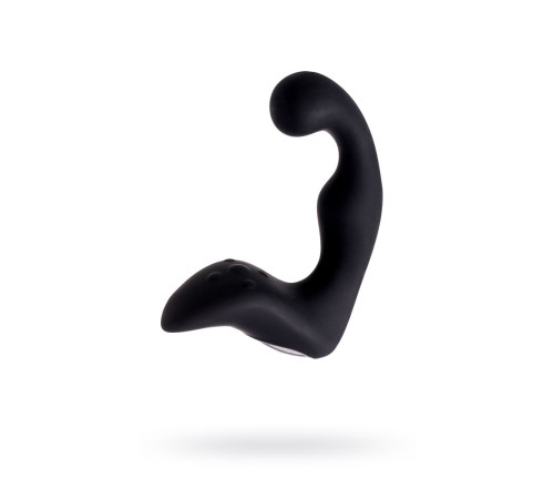 Чёрный изогнутый вибростимулятор простаты Erotist