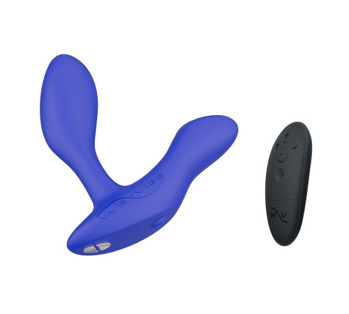 Синий вибростимулятор простаты We-Vibe Vector+