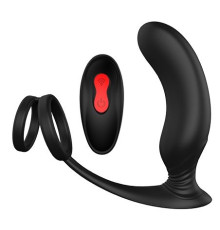 Черный массажер простаты REMOTE P-PLEASER
