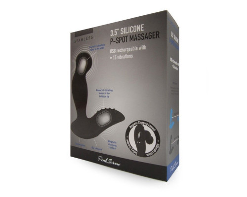Заказать Черный вибромассажер простаты 3,5’’ P-spot Massager - 12,5 см.