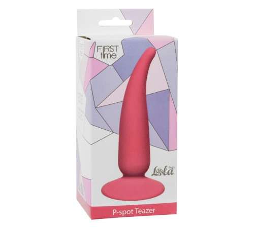 Розовая анальная пробка P-spot Teazer Pink - 12,2 см.