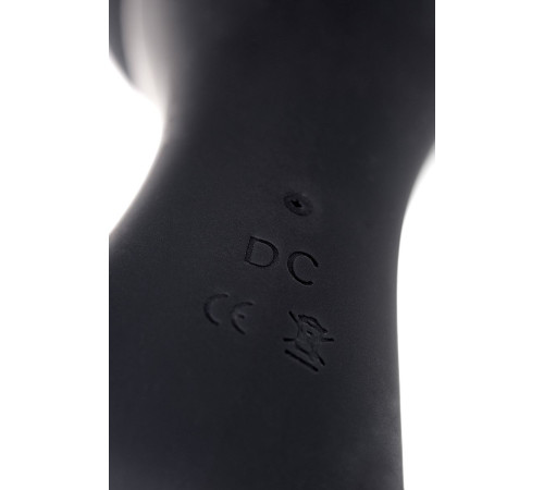 Чёрный изогнутый вибростимулятор простаты Erotist