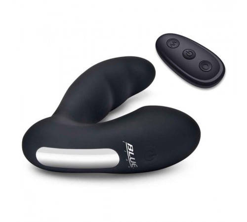 Черный массажер простаты Prober с двойной вибрацией