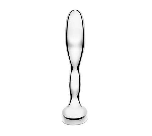 Стальной стимулятор простаты Stainless Steel Prostate Plug - 11,5 см.