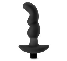 Черный вибромассажер простаты Prostate Massager 03 - 15,2 см.
