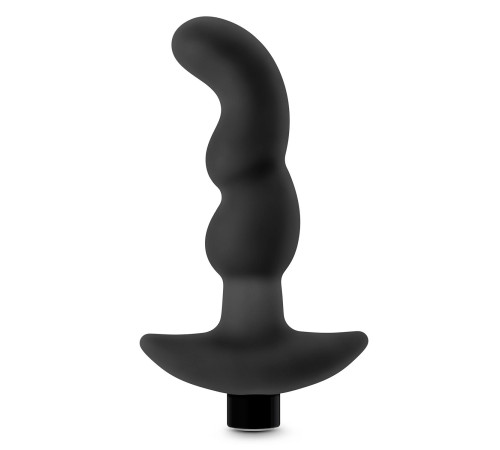 Черный вибромассажер простаты Prostate Massager 03 - 15,2 см.