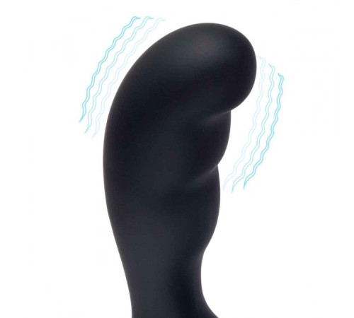 Черный массажер простаты Prober с двойной вибрацией