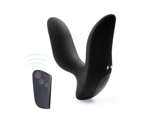 Заказать Черный вибромассажер простаты 3,5’’ Remote Control Curve P-spot Massager - 12 см. Заказать Черный вибромассажер простаты 3,5’’ Remote Control Curve P-spot Massager - 12 см.