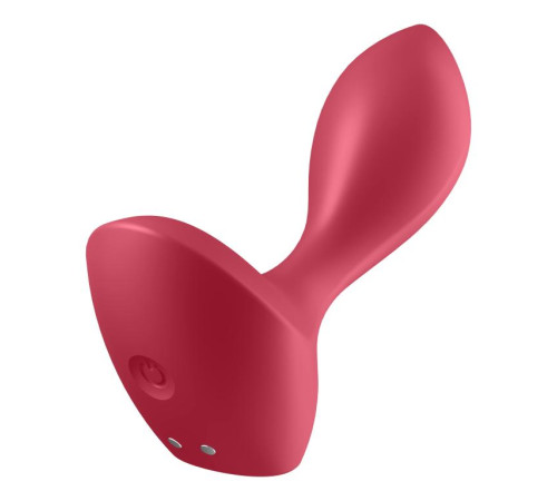 Красный вибромассажёр простаты Satisfyer Backdoor Lover - 14 см. Красный вибромассажёр простаты Satisfyer Backdoor Lover - 14 см.