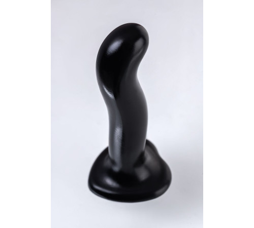 Черный стимулятор для пар P G-Spot Dildo Size M - 18 см.