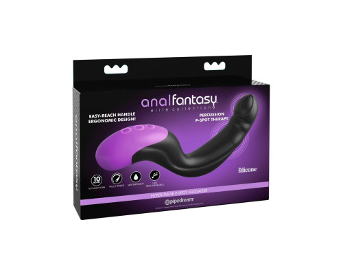 Заказать Черно-фиолетовый вибромассажёр простаты Hyper-Pulse P-Spot Massager