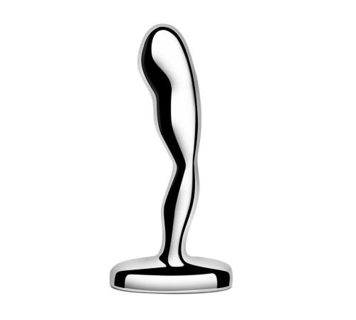 Стальной стимулятор простаты Stainless Steel Prostate Plug - 11,5 см.