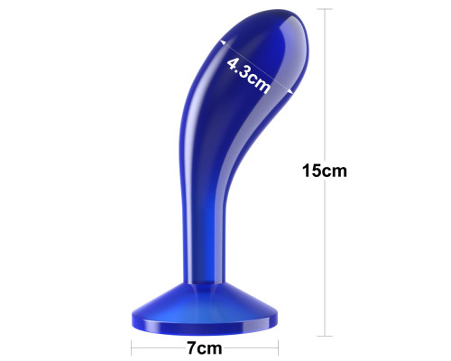 Заказать Синяя анальная втулка Flawless Clear Prostate Plug 6.0 - 15 см. Заказать Синяя анальная втулка Flawless Clear Prostate Plug 6.0 - 15 см.