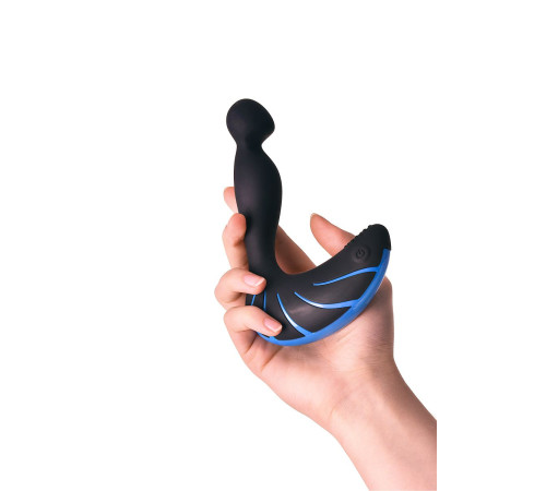 Чёрно-синий массажер простаты Erotist Third