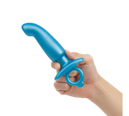 Голубая анальная пробка для массажа простаты Hither Silicone Prostate Plug - 14,3 см. Голубая анальная пробка для массажа простаты Hither Silicone Prostate Plug - 14,3 см.