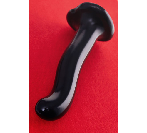 Черный стимулятор для пар P G-Spot Dildo Size M - 18 см.