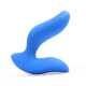 Заказать Синий вибромассажер простаты 3,5’’ Curve P-spot Massager - 12 см.