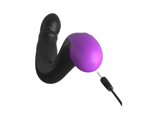 Заказать Черно-фиолетовый вибромассажёр простаты Hyper-Pulse P-Spot Massager