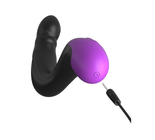 Черно-фиолетовый вибромассажёр простаты Hyper-Pulse P-Spot Massager