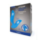 Заказать Синий вибромассажер простаты 3,5’’ Curve P-spot Massager - 12 см.