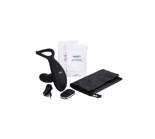 Черный стимулятор простаты Maud с вибрацией