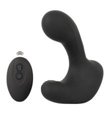 Черная анальная вибропробка с функцией расширения RC Butt Plug with 3 functions