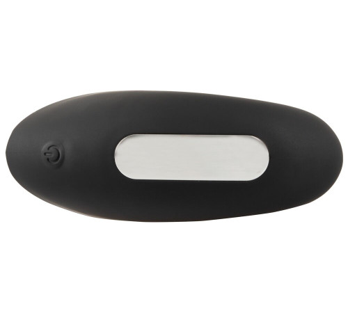 Черный вибростимулятор простаты RC Prostate Massager - 13,1 см.