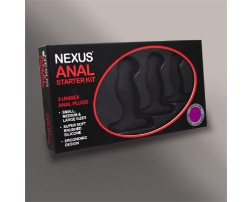 Заказать Набор из 3 массажеров простаты чёрного цвета NEXUS ANAL STARTER KIT Заказать Набор из 3 массажеров простаты чёрного цвета NEXUS ANAL STARTER KIT