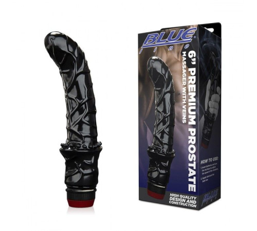 Черный вибромассажер простаты 6  Premium Prostate Massager