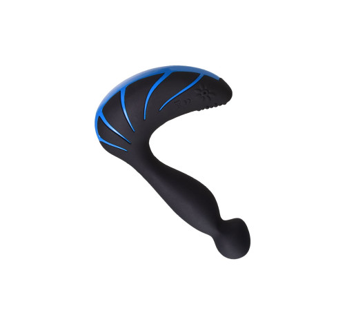 Чёрно-синий массажер простаты Erotist Third