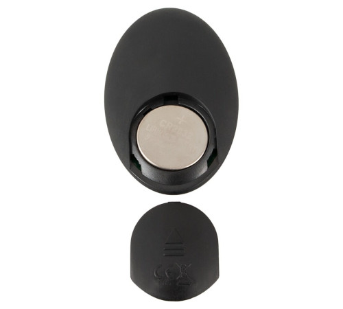 Черный вибростимулятор простаты RC Prostate Massager - 13,1 см.