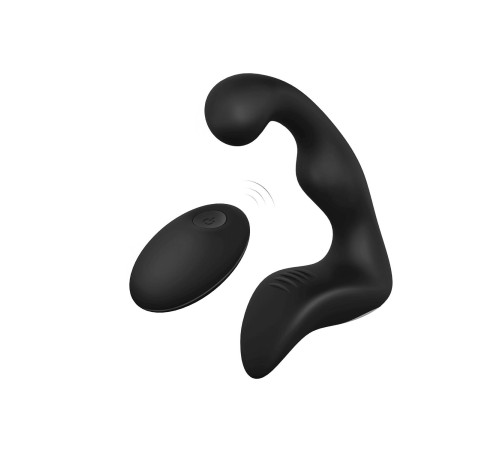 Черный вибромассажер простаты REMOTE BOOTY PLEASER