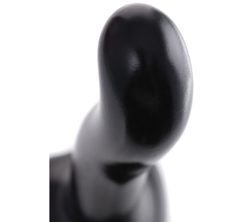 Черный стимулятор для пар P G-Spot Dildo Size M - 18 см.