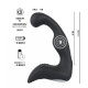 Черный перезаряжаемый стимулятор простаты с вибрацией - 14,6 см.