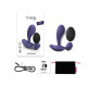 Заказать Темно-синий вибромассажер Witty P G Vibrator with Remote Control