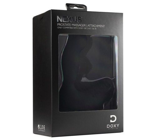 Черная насадка на вибратор Doxy для массажа простаты Prostate Massager Черная насадка на вибратор Doxy для массажа простаты Prostate Massager