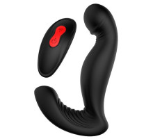 Черный вибромассажер простаты SWIRLING P-PLEASER