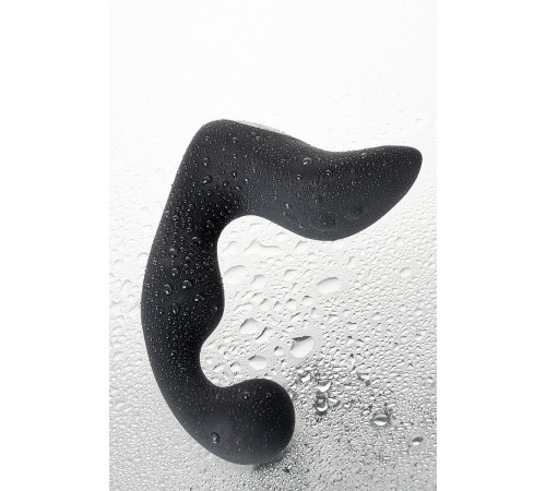 Чёрный изогнутый вибростимулятор простаты Erotist