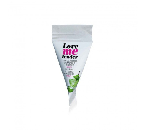 Съедобное согревающее массажное масло Love Me Tender Mojito с ароматом мохито - 10 мл. Съедобное согревающее массажное масло Love Me Tender Mojito с ароматом мохито - 10 мл.